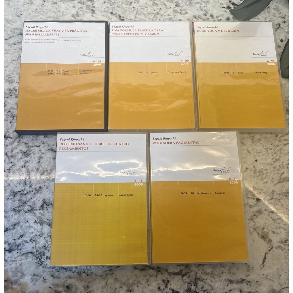 Sogyal Rinpoche DVD/CD RIGPA buddhism Teachings Meditation Link 7,9,10,11,12